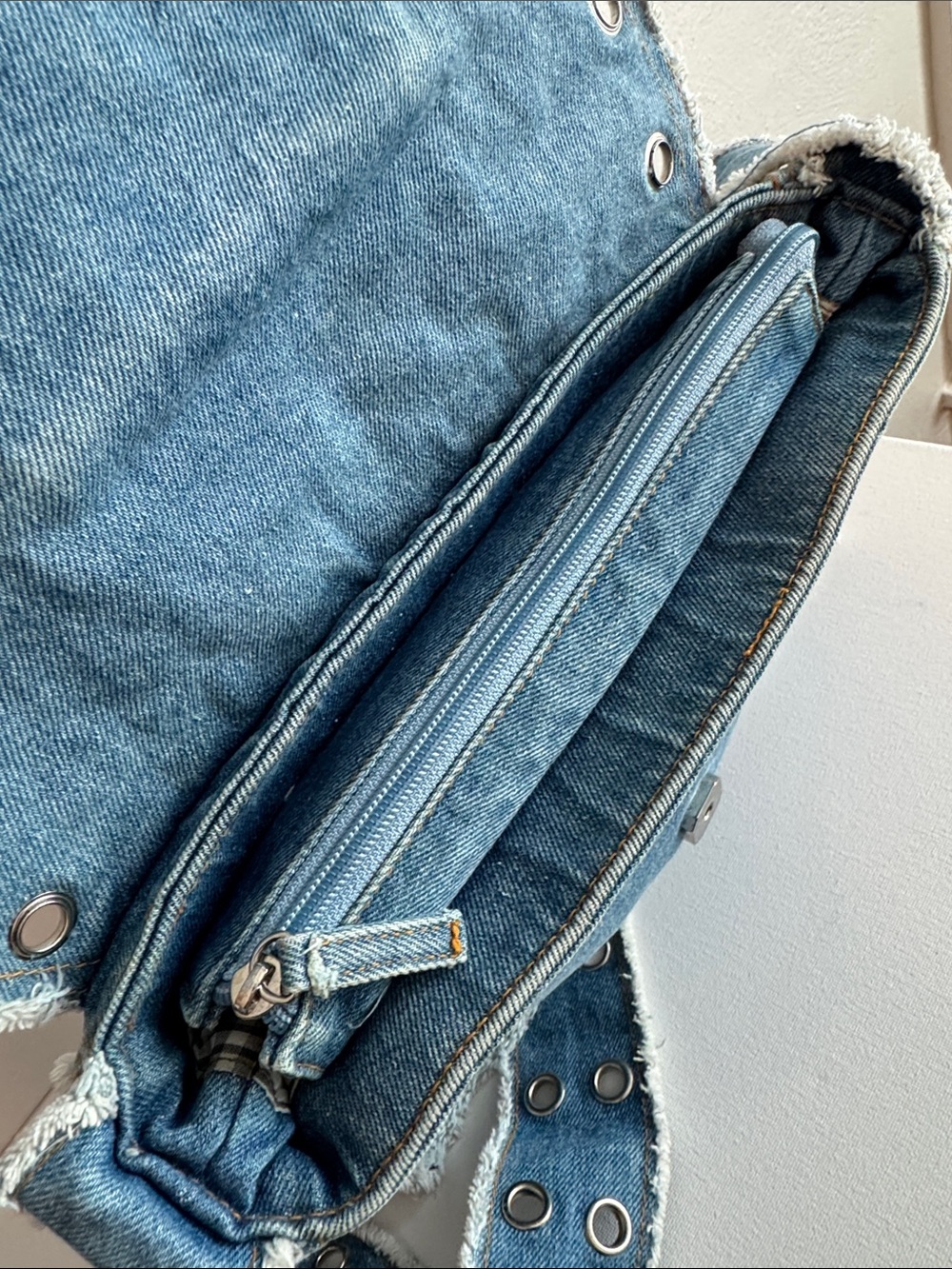 Anthropologie Denim Jacko Jeans Shoulder Bag - Picture 6 of 11